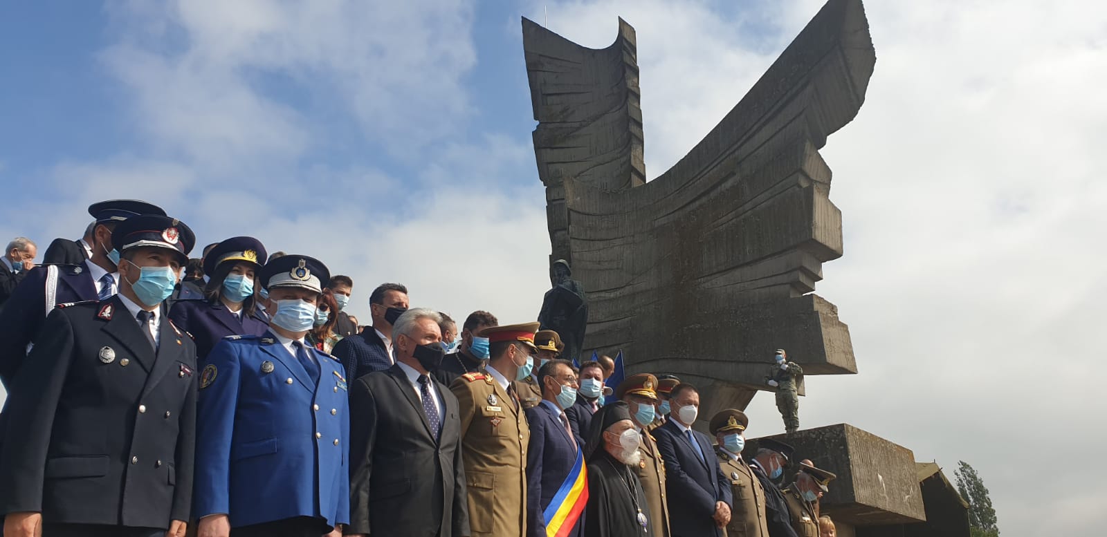 Eroii Detaşamentului Păuliş, comemoraţi în zonele de luptă FOTO: V.O.