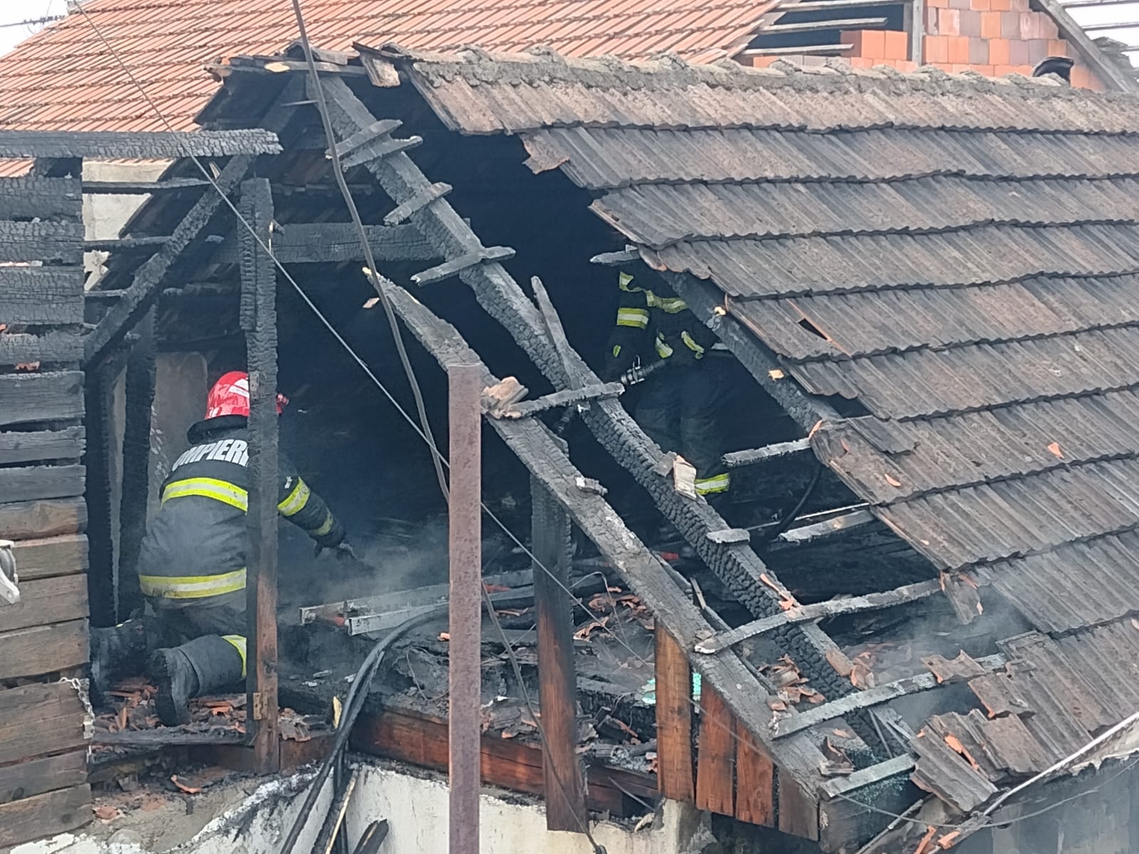 FOTO | Incendiu în municipiul Arad