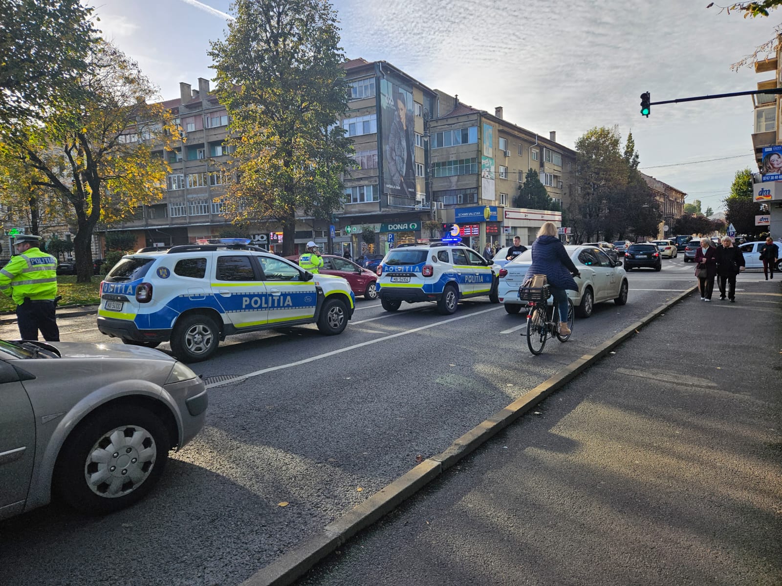 FOTO | Urmărire în plin centrul Aradului