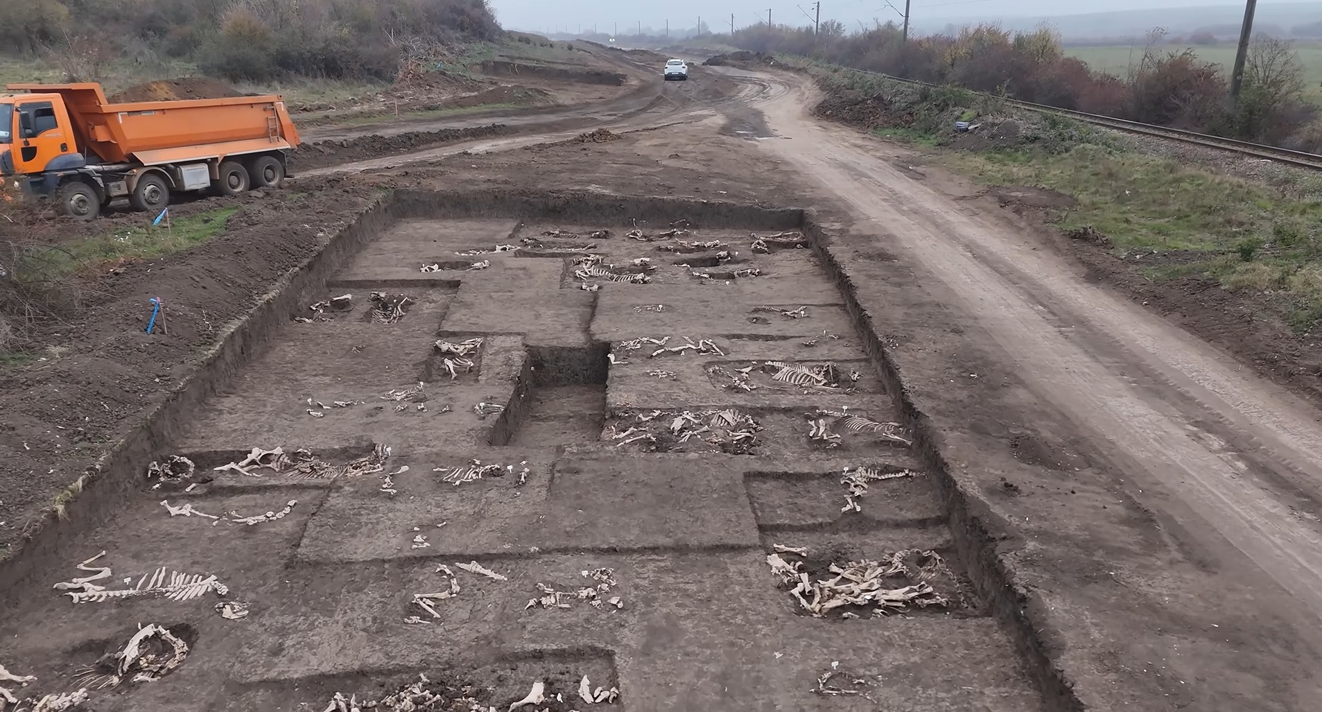 FOTO | Descoperire arheologică uriaşă în Arad