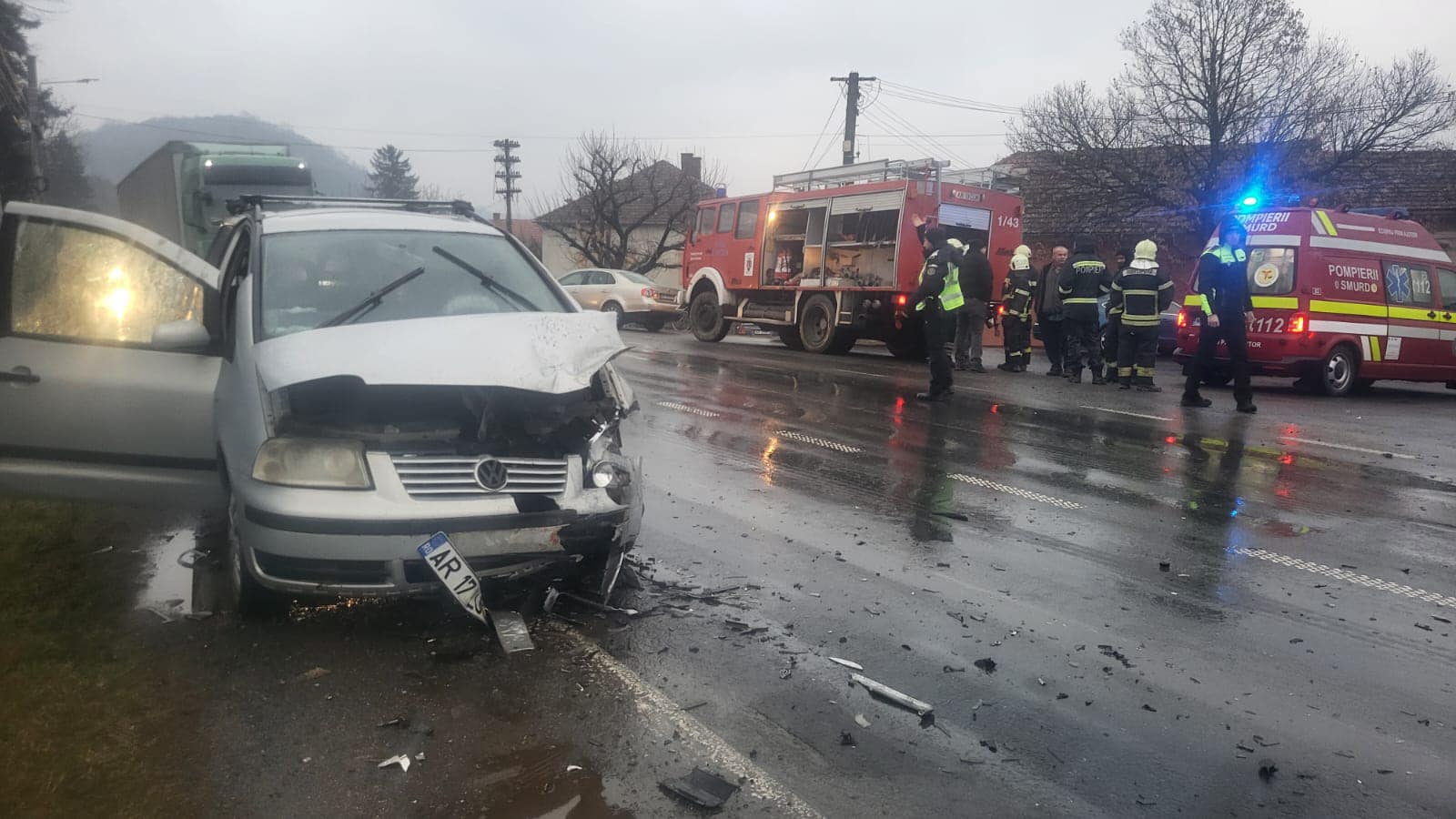 FOTO | Bărbat resuscitat după un accident petrecut la Lipova